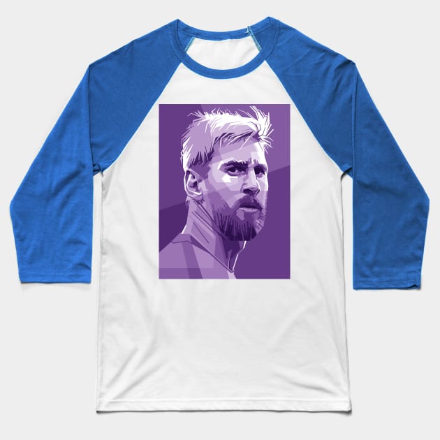 messi Baseball T-Shirt by lots of artWork